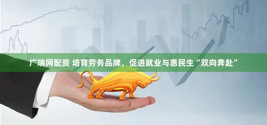 广瑞网配资 培育劳务品牌，促进就业与惠民生“双向奔赴”