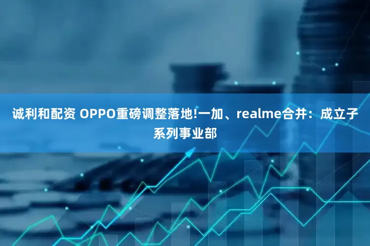 诚利和配资 OPPO重磅调整落地!一加、realme合并：成立子系列事业部