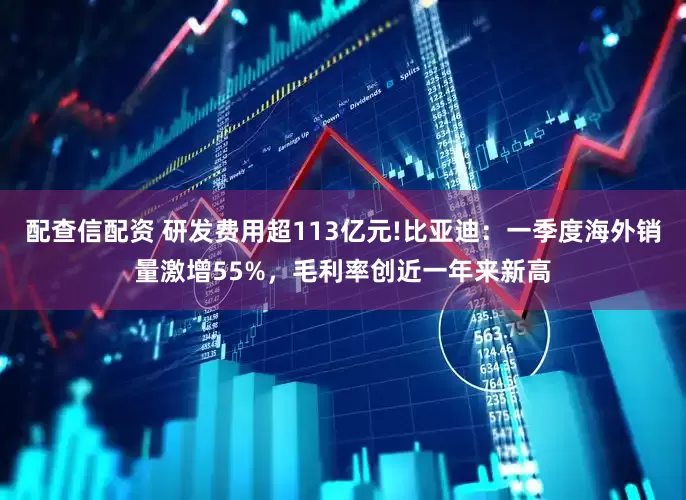 配查信配资 研发费用超113亿元!比亚迪：一季度海外销量激增55%，毛利率创近一年来新高